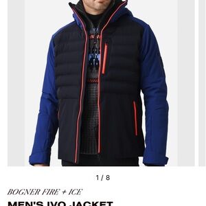 Men's Ivo Puffer Jacket - navy and Blue